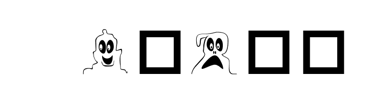 10 Lil' Ghosts  Free Fonts Download