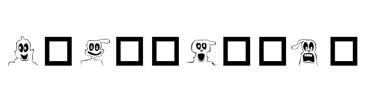 10 Lil' Ghosts  Free Fonts Download