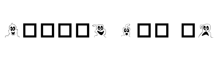 10 Lil' Ghosts  Free Fonts Download