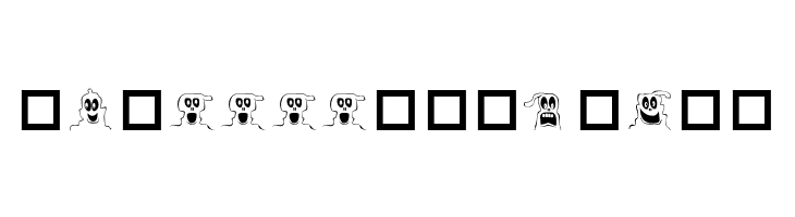 10 Lil' Ghosts  Free Fonts Download
