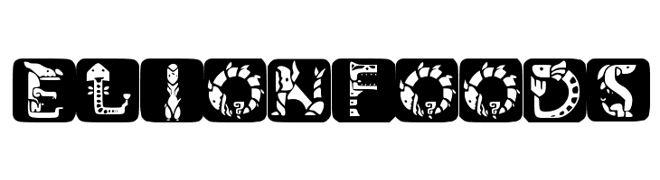 MonsterHunter  Free Fonts Download