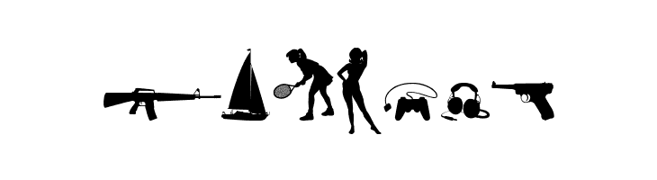 Mixed Silhouettes Free vol 4  Free Fonts Download