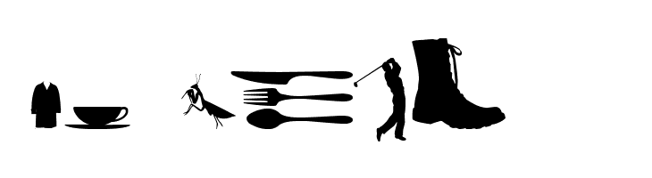 Mixed Silhouettes Free vol 4  Free Fonts Download