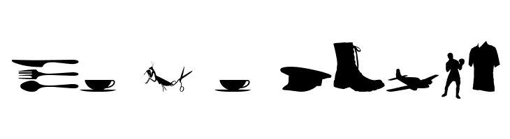 Mixed Silhouettes Free vol 4  Free Fonts Download