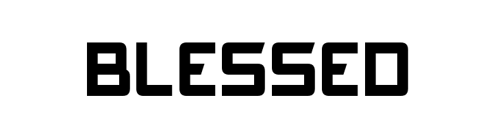 BLESSED Akashi Regular Font