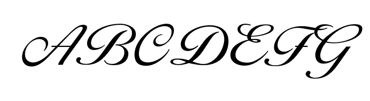 ABCDEFG OPTIDiannaScript-LightAgen Font