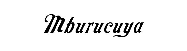 Mburucuya OPTIMorgan-FiveNine Font