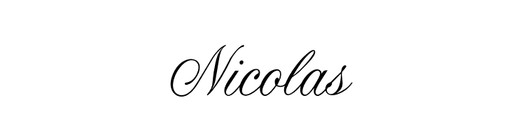 Nicolas OPTIAltoGreeting-Script Font