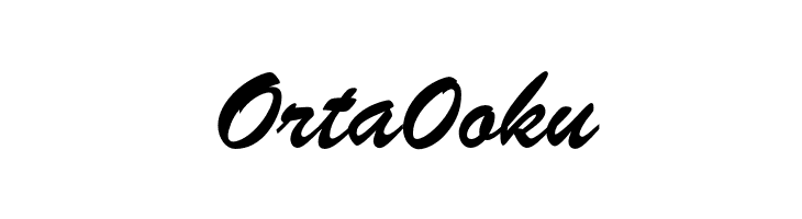 Orta0oku BrushScriptOpti-Regular Font
