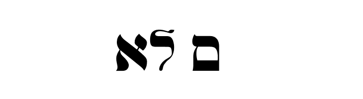 OPTIHebrew-One  Free Fonts Download