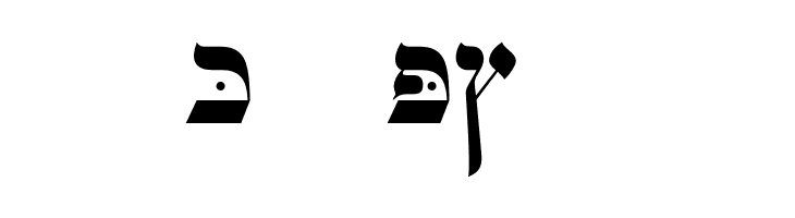 OPTIHebrew-One  Free Fonts Download