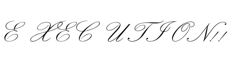 OPTIExcelsiorScript  Free Fonts Download