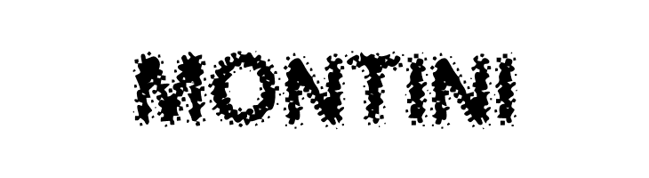 MONTINI Acidic Font