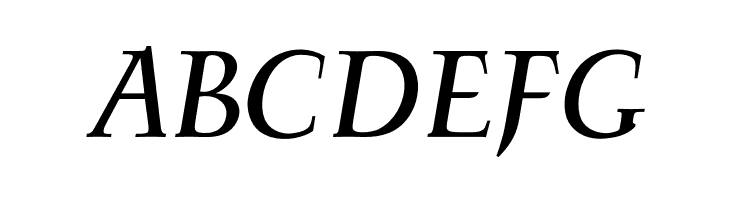 OPTIFavrileMedium-Italic  Free Fonts Download