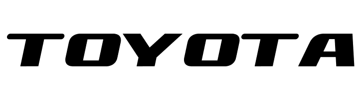 TOYOTA Nationalyze ALP Font