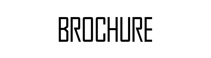 BROCHURE OPTIAgency-Gothic Font