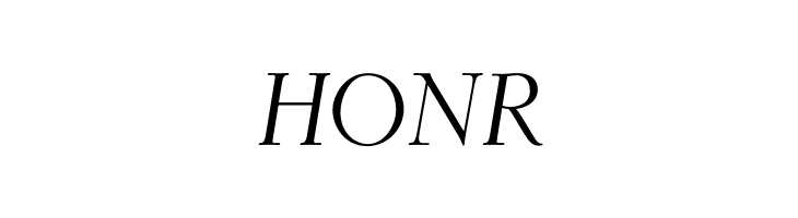 HONR OPTIDeRoos-Italic Font