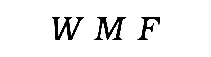 OPTIBarMay-BookItalic  Free Fonts Download