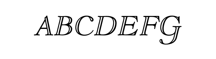 OPTIGoudyOpen-Italic  Free Fonts Download