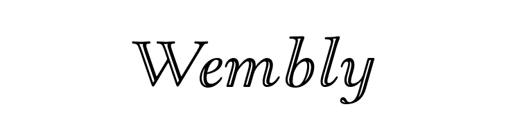 OPTIGoudyOpen-Italic  Free Fonts Download