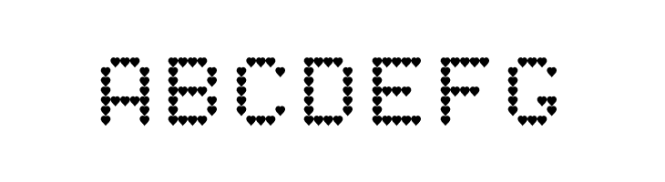 HeartMatrixed  Free Fonts Download