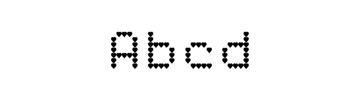 HeartMatrixed  Free Fonts Download