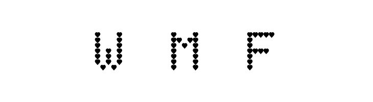 HeartMatrixed  Free Fonts Download