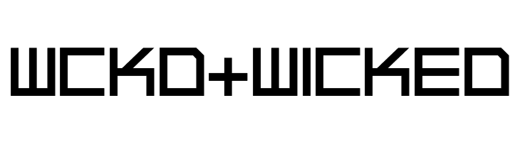 WCKD%252BWICKED OPTIJerklista-DemiBold Font