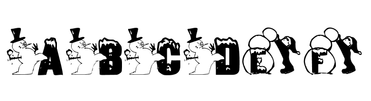 KG SNOWMAN2  Free Fonts Download
