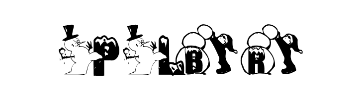 KG SNOWMAN2  Free Fonts Download