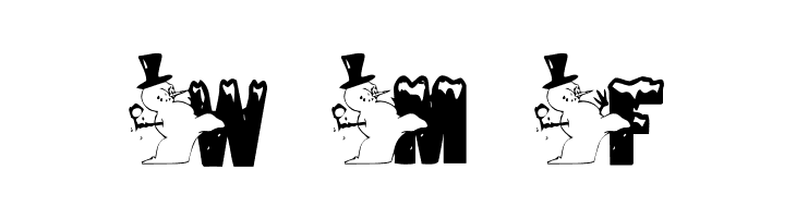KG SNOWMAN2  Free Fonts Download
