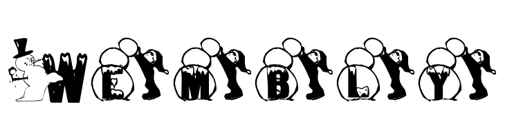 KG SNOWMAN2  Free Fonts Download