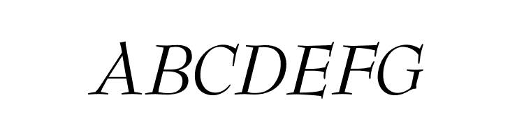 OPTIBenjieModern-Italic  Free Fonts Download