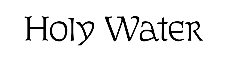 Holy%2BWater OPTIFurst Font