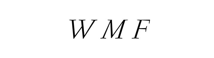 GaramondLudlowOpti-Italic  Free Fonts Download