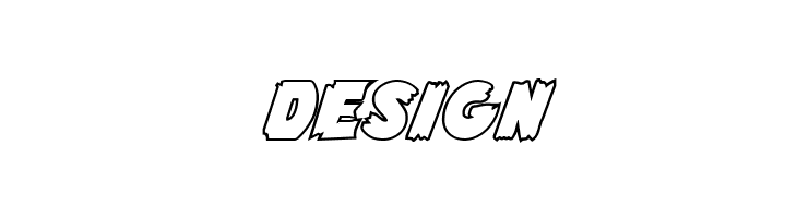 Flying Leatherneck Outline  Free Fonts Download