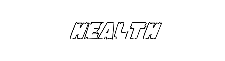Flying Leatherneck Outline  Free Fonts Download