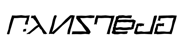 Green Martian Distressed Italic  Free Fonts Download