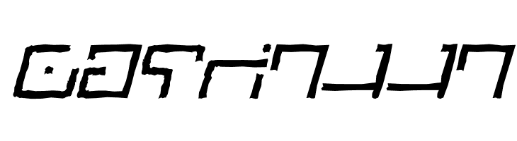 Green Martian Distressed Italic  Free Fonts Download