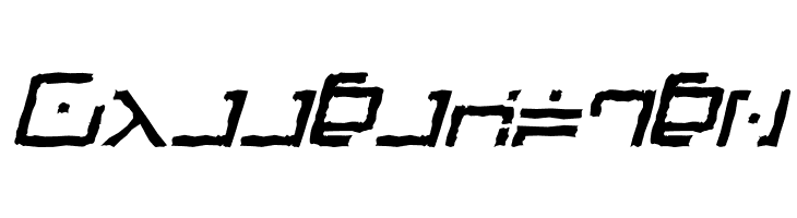 Green Martian Distressed Italic  Free Fonts Download