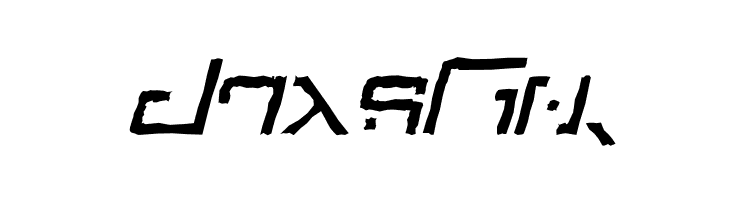 Green Martian Distressed Italic  Free Fonts Download