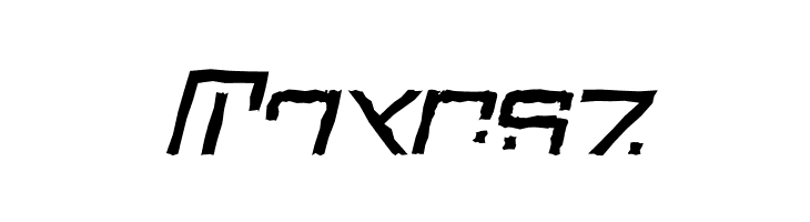 Green Martian Distressed Italic  Free Fonts Download