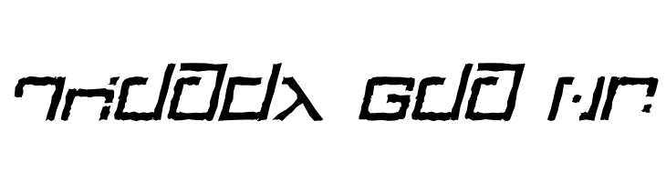 Green Martian Distressed Italic  Free Fonts Download