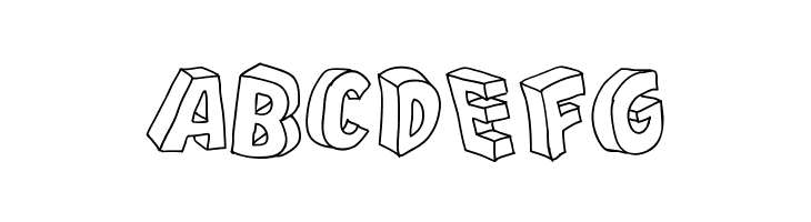 Cartoon Blocks  Free Fonts Download
