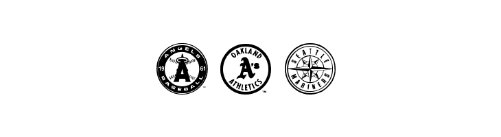 MLB AL  Free Fonts Download