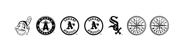 MLB AL  Free Fonts Download