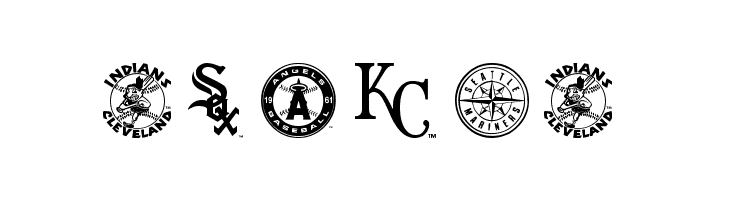 MLB AL  Free Fonts Download