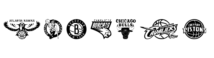NBA EAST  Free Fonts Download