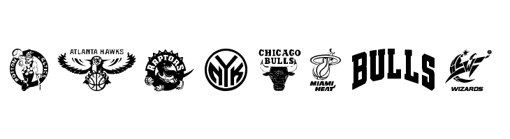 NBA EAST  Free Fonts Download