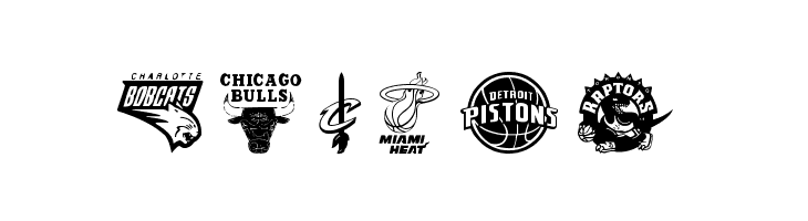 NBA EAST  Free Fonts Download